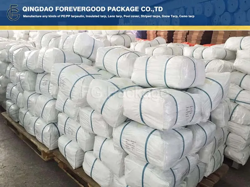 White UV-Treated Poly Tarps