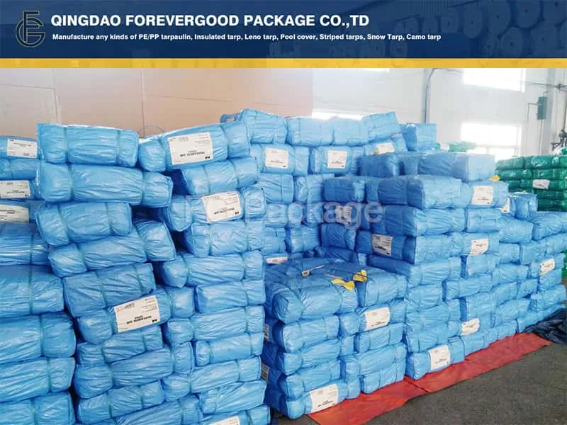 100GSM Blue PE Tarpaulin
