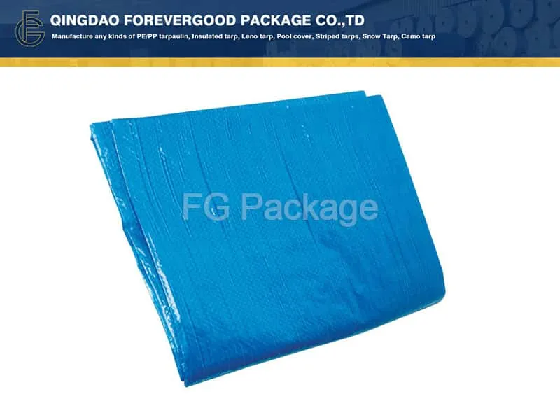 Blue Light Duty PP Tarpaulin