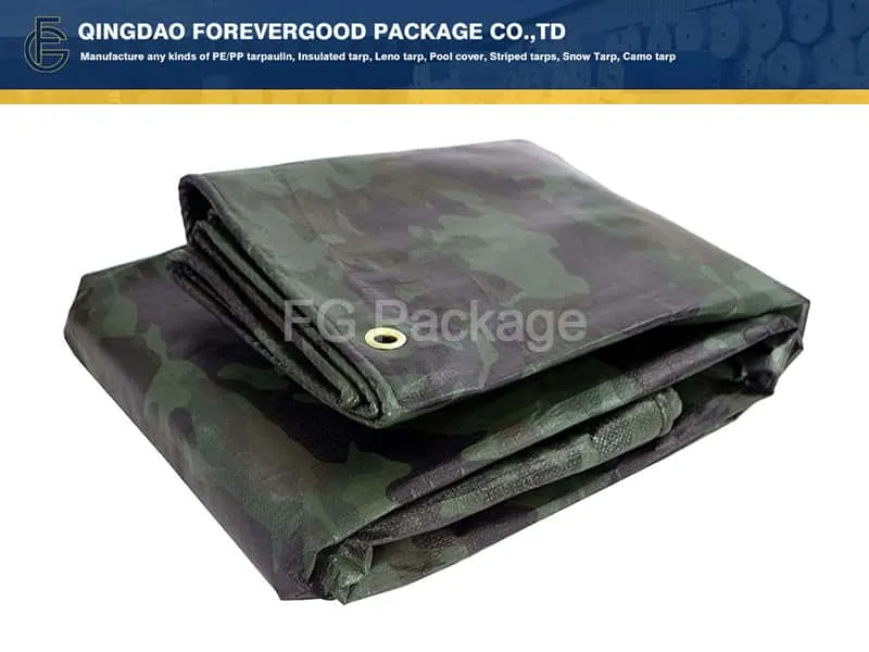 Camo Tarps Covers with printing
