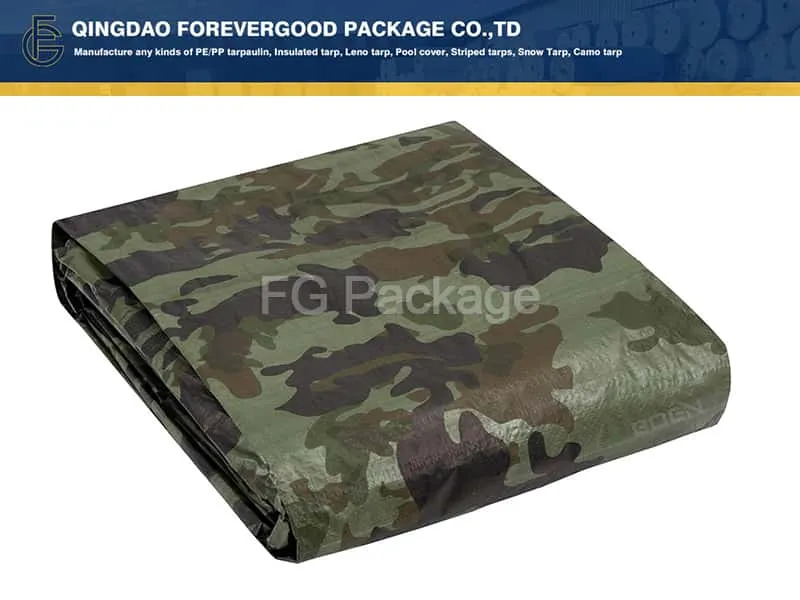 6 color PE Camo Tarp