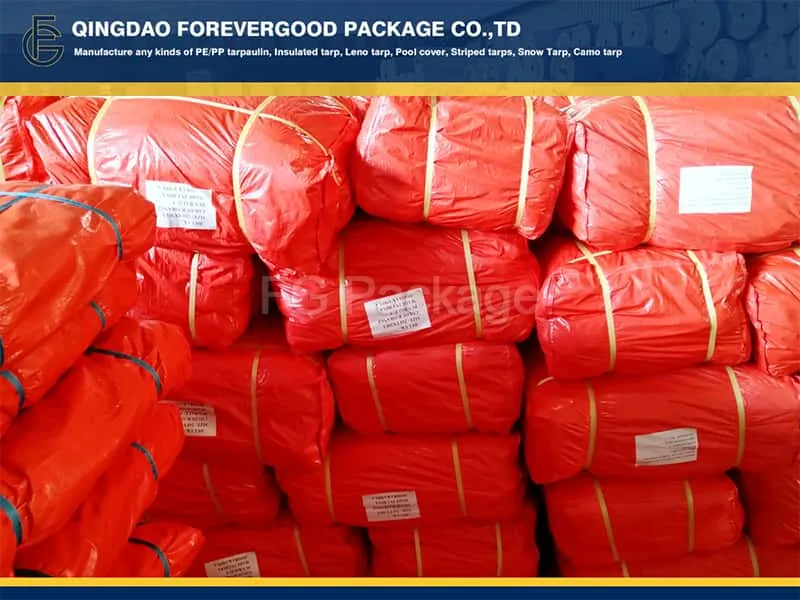 8x8mesh 80gsm Light Duty Waterproof PE Tarpaulin