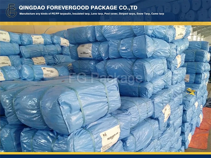 Heavy Duty Waterproof Tarpaulin Cover with PE Coating for Trucks and Vehicles